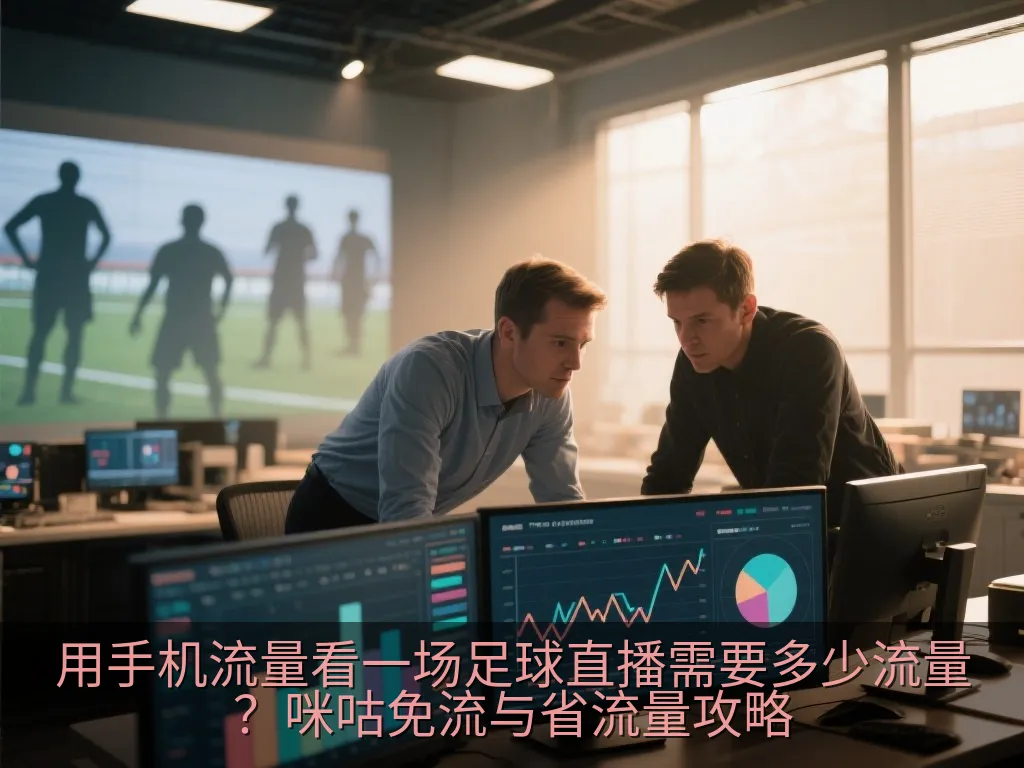 智能手机设置界面中的流量节省和数据监控图表